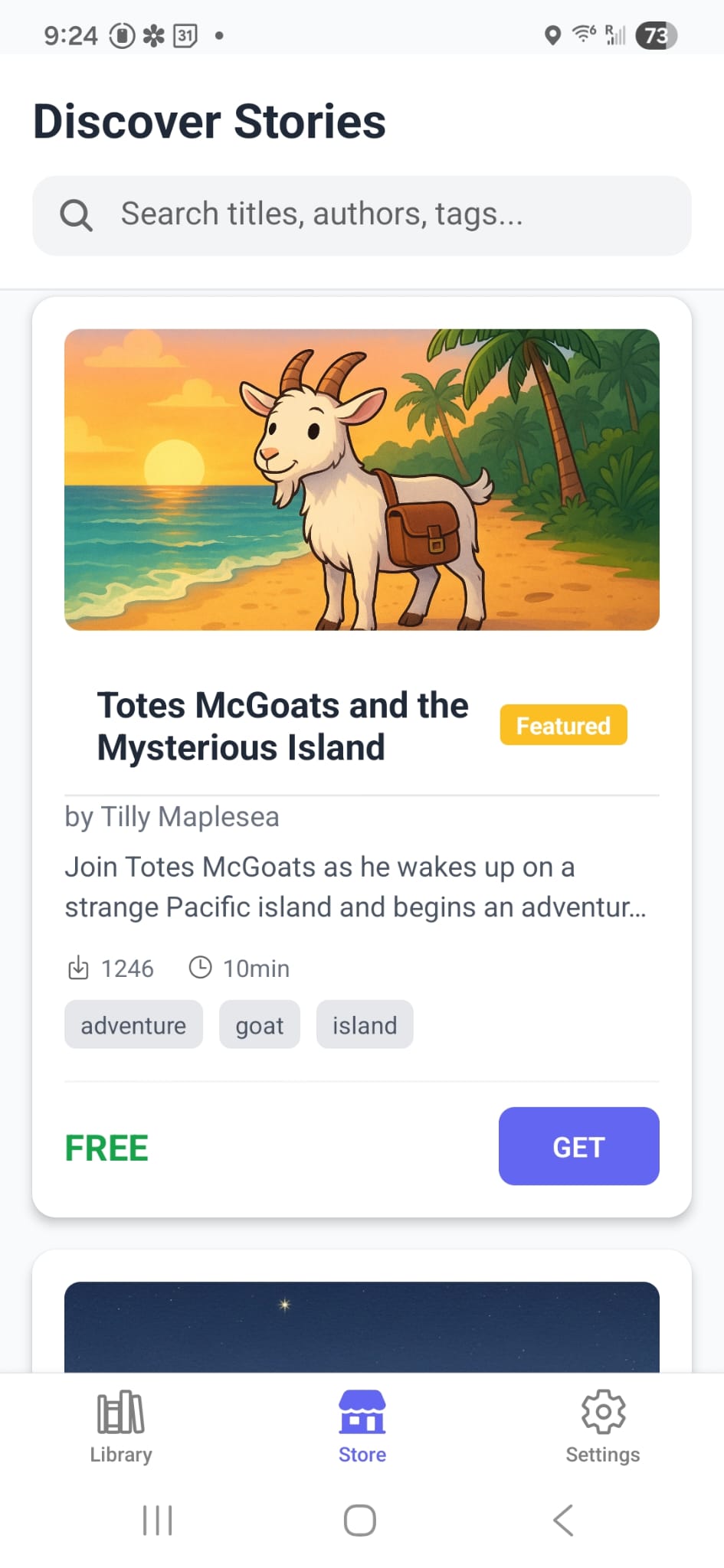 Talewell Screenshot 1
